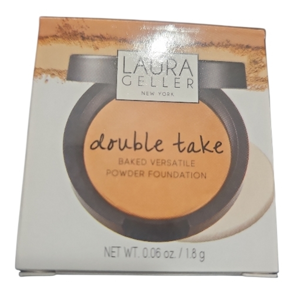 Laura Geller Double Take‎ Baked Powder Foundation - Medium Travel Size NEW